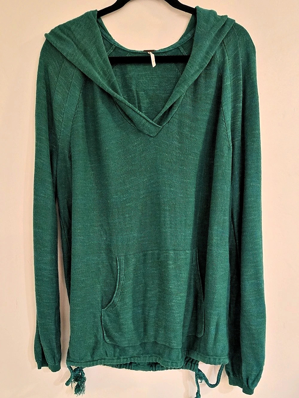 Free People Final Call Hoodie Green Size L